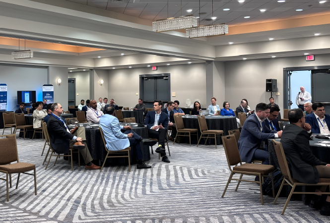 Speaker addressing delegates at the Digital Transformation Conference